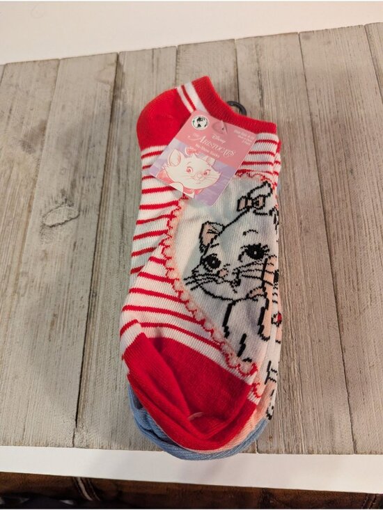 Disney Accessories - Disney Aristocats Marie Low Cut Socks Shoe Size 4-10 Set of 3 Pairs